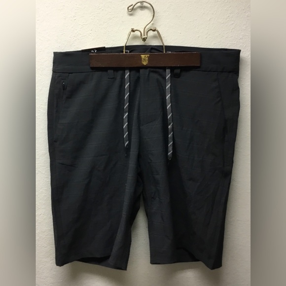 Hang Ten Men’s Sz 34 Hybrid Black Board Shorts NWT - Picture 4 of 5